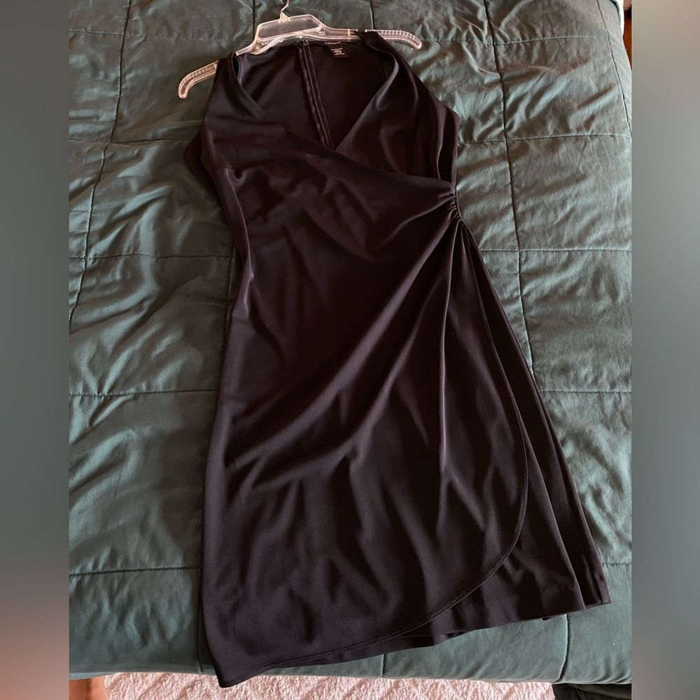 Express Black Sleeveless Dress V-Neck Size 11/12